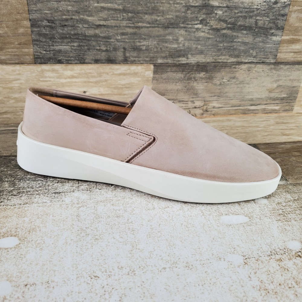 Wolf & Shepherd Cruise Women Shoe Sz 9 Warm Gray Brilliant White Slip-On Sneaker
